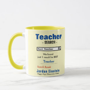 Funny Custom Best Teacher Mug