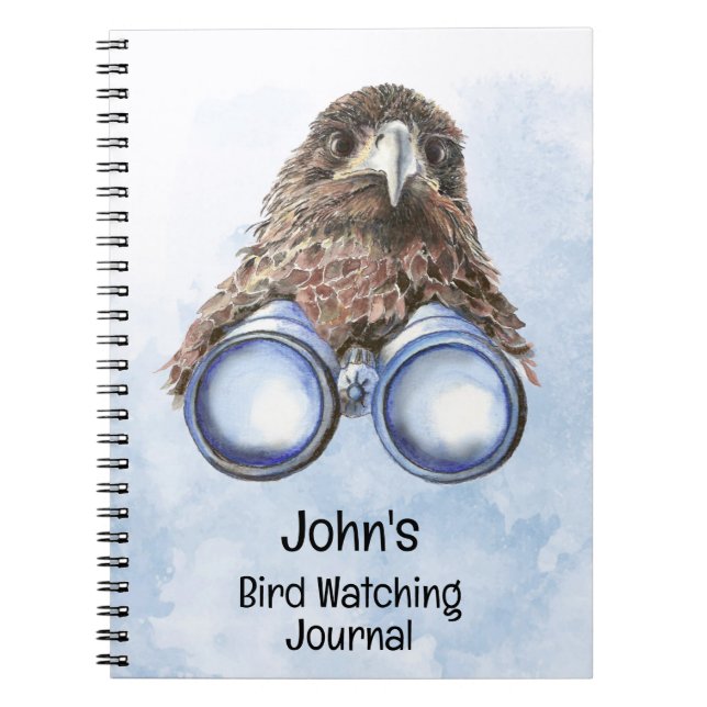 Funny Custom Bird Watching Journal for Birders (Front)