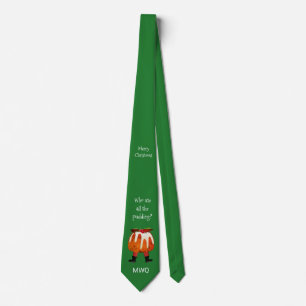 Funny Custom Christmas Tie