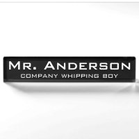 Funny Custom Desk Nameplate