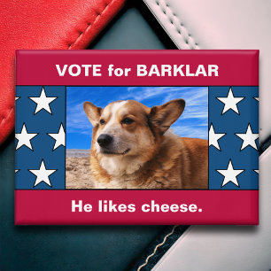 Funny Custom Dog President Election Campaign Photo