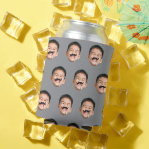 Funny CusTom Face Birthday Favors Bachelor Party Can Cooler