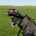 Funny Custom Face Cut Out Photo Golf Head Cover<br><div class="desc">Funny custom face cut-out golf head cover personalised with a photo. Upload a cutout of the face with a transparent background and it will automatically be replicated all over the product. You can download any mobile or computer app,  or use Canva or Photoshop to make the cut-out.</div>
