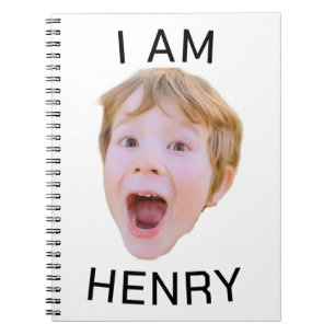 Funny Custom Face NotebooK Birthday Party Matching