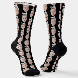 Funny Custom Face Photo Personalised Face Socks