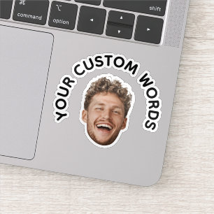 Funny Custom Face photo with Personalised Text