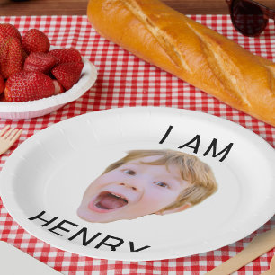 Funny Custom Face Plates Birthday Party Matching