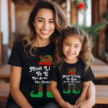 Funny Custom Family Christmas Most Likely To Elf T-Shirt<br><div class="desc">Bring some extra holiday cheer to your little ones with our Funny Custom Family Christmas "Most Likely To Elf" Kids T-Shirt. This playful and personalised shirt is the perfect way to add a touch of festive fun to your family's Christmas celebrations. Customise the shirt with your family name and choose...</div>
