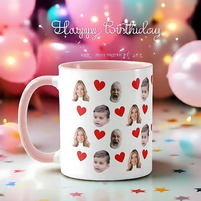Funny Custom Family Face Photos  Mug (Creator Uploaded)