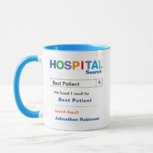 Funny Custom Hospital Patient Mug