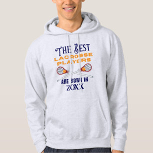 Funny Custom Lacrosse Birth Year Birthday Hoodie