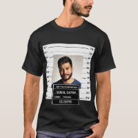 Funny custom mugshot poster