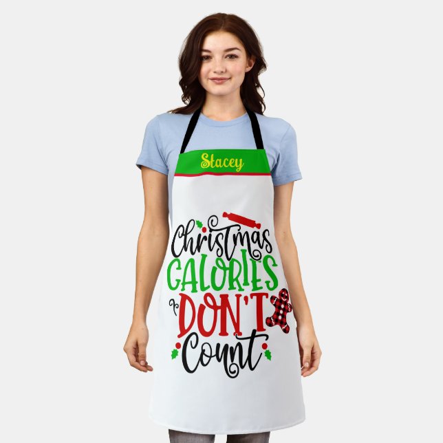 Funny Custom Name Personalised Baking Baker's Chef Apron (Worn)