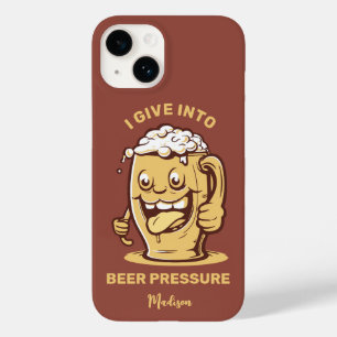 Funny Custom Name & Text Beer Case-Mate iPhone 14 Case