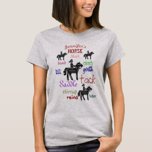 Funny Custom Name Your Horse Shirt