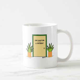 Funny Custom Optometrist Optical Office Cartoon Coffee Mug