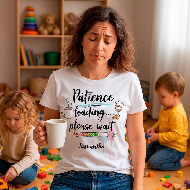 Funny Custom Parenting Mum/Dad Life Humour T-Shirt (Creator Uploaded)