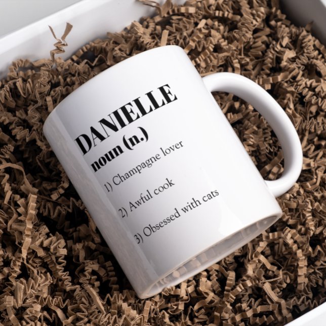 Funny custom Personalised Name Noun Definition  Coffee Mug (Creator Uploaded)