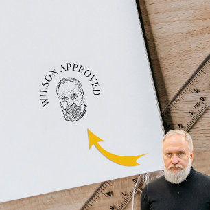 Funny Custom Photo Teacher Classroom Approved Rubber Stamp