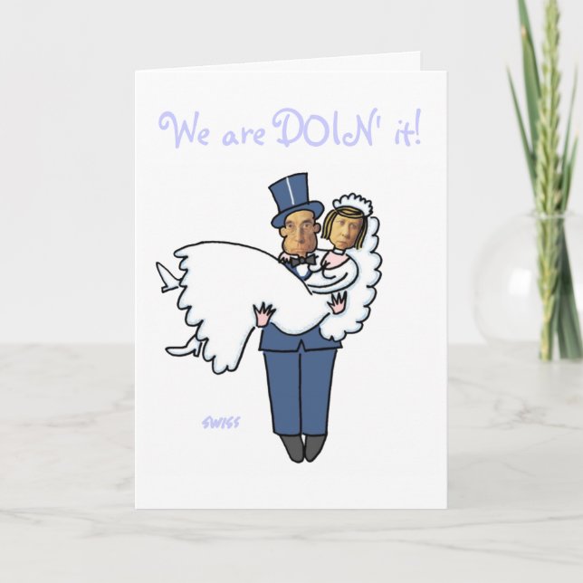 Funny Custom Photo Wedding Invitations (Front)