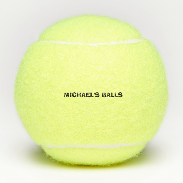 FUNNY CUSTOM TENNIS BALLS BALL (Front)