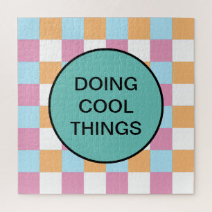 Funny custom text jigsaw puzzle
