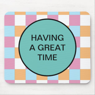 Funny custom text mouse pad