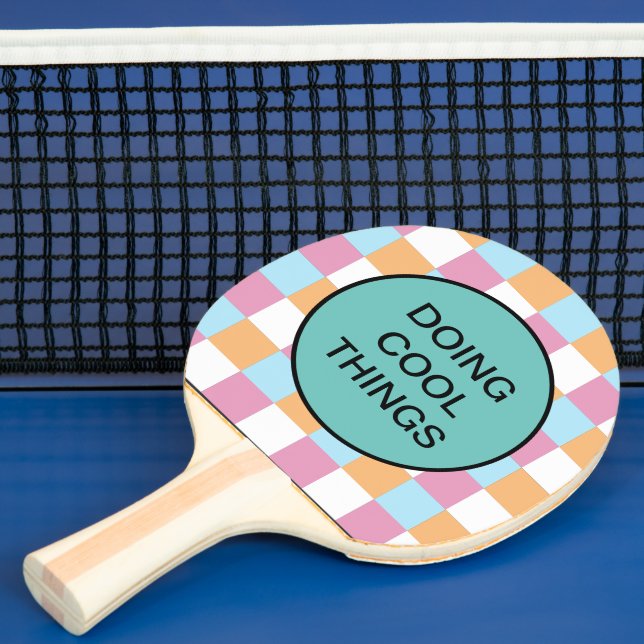 Funny custom text ping pong paddle (Insitu)