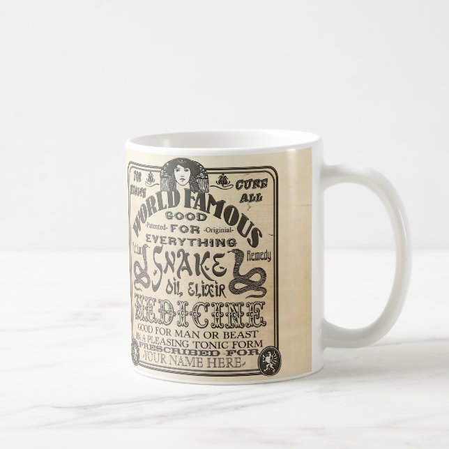Funny Custom Vintage Gift Novelty Coffee Mug (Right)