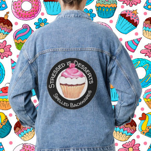 Funny Custom Women's Blue Denim Jean Jacket