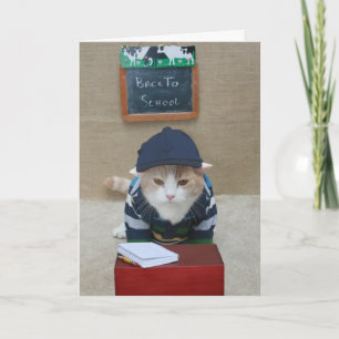 Funny Customisable Back to School Card