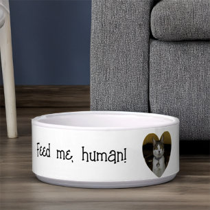 Funny Customisable Ceramic Pet Bowl