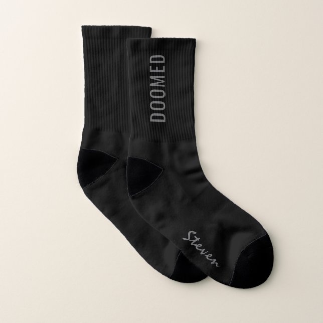 Funny Customised Wedding Groom Doomed Socks (Pair)