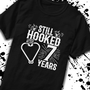 Funny Cute 7th Anniversary Couples Married 7 Years T-Shirt