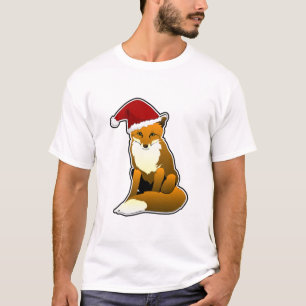 Funny, Cute And Beautiful Christmas Wolf Cartoon T T-Shirt