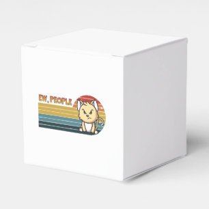 Funny Cute Angry Cat People Favour Box