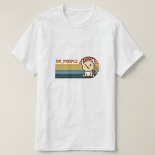 Funny Cute Angry Cat People T-Shirt