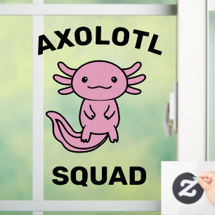 Funny cute Axolotl Squad custom editable pink
