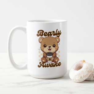 Funny Cute Bear Coffee Pun  Coffee Mug