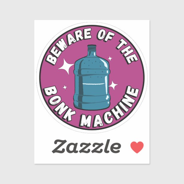 Funny Cute beware of the bonk machine / palestine  (Sheet)