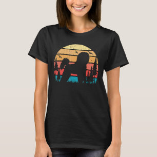 Funny Cute Bichon Frisé Dog Puppy Lover Retro Suns T-Shirt