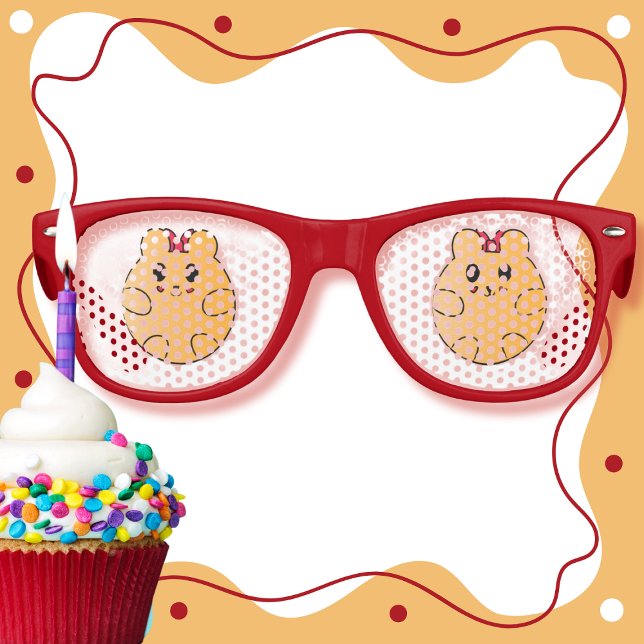 Funny Cute Birthday Favour Kawaii Animal Bean Crew Kids Sunglasses (Creator Uploaded)