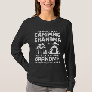 Funny Cute Camping Grandma Cool Vintage Camp Love T-Shirt