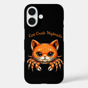Funny Cute Cat Crab Creature Tee for AnimalT-Shirt iPhone 16 Case