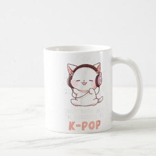 Funny Cute Cat Lover Can't Hear You I'm Listening Coffee Mug