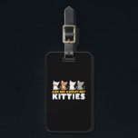 Funny Cute Cat Lover Humour Ask Me About My Kittie Luggage Tag<br><div class="desc">Ask me about my kitties merchandise for cat lover, cat mum or cat dad, crazy cat lady, owner of more than one cute little kittens and kitties. Cool and awesome graphic design for those who love their furry pet and warm fuzzy kitty. Perfect gift for him or her on birthday...</div>