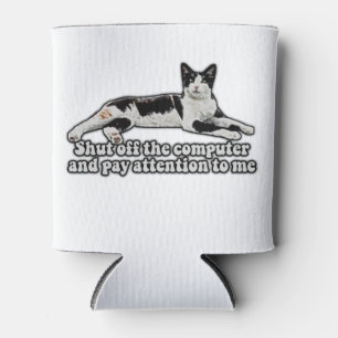 Funny cute cat meme for cat owners and cat lovers can cooler