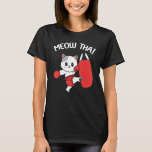 Funny Cute Cat Muay Thai T-Shirt