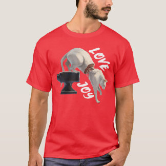Funny Cute Cat Rock Band Lovejoy Design for Music T-Shirt