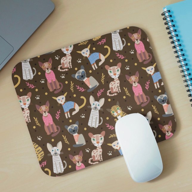 Funny Cute Cats Mousepad (Creator Uploaded)